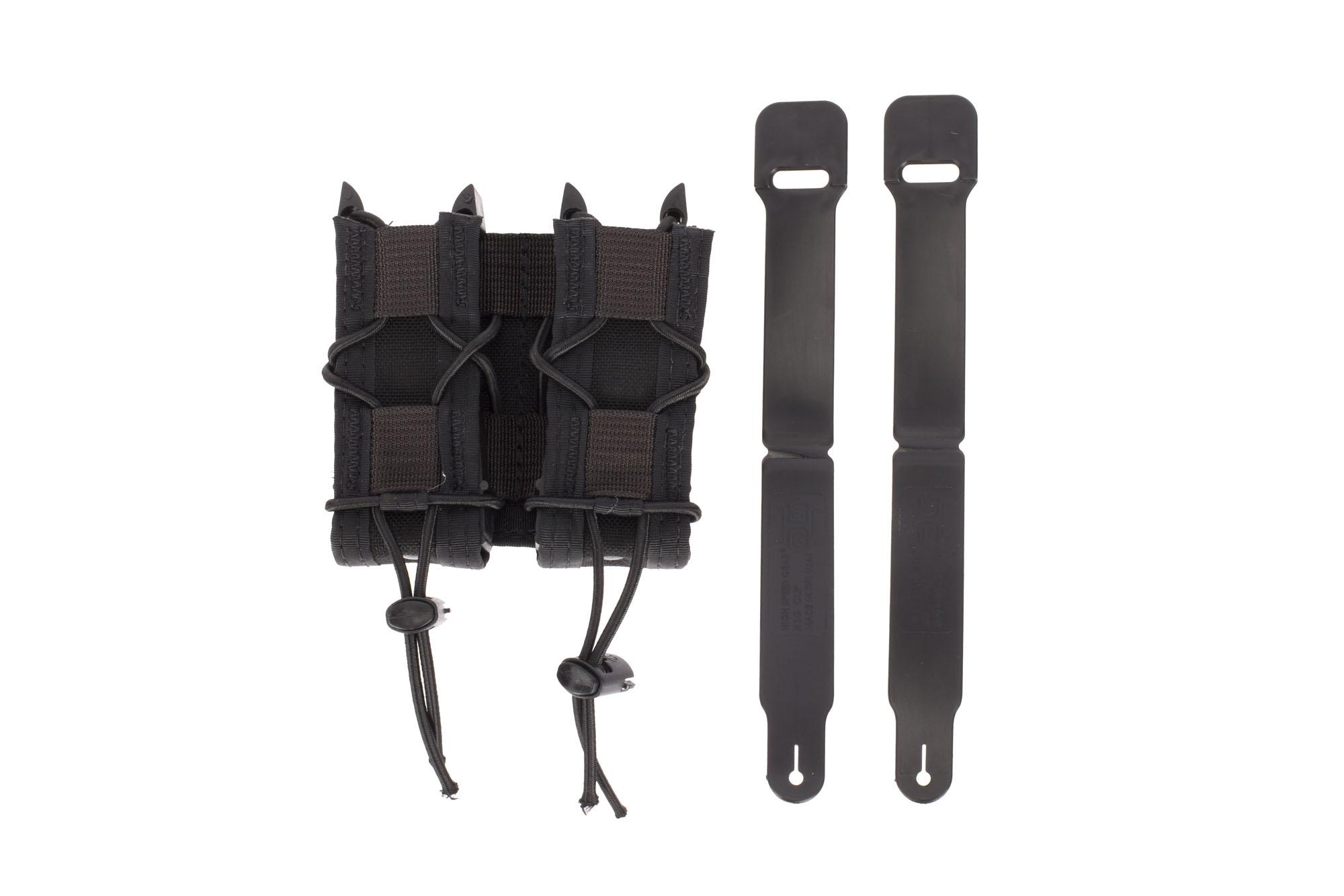 High Speed Gear 11PT02BK Black Double Pistol Taco MOLLE Compatible Mag Pouch for sale online 